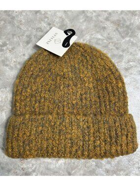 Styline Women's Knit Beanie in Orange / Gray - OS - NWT